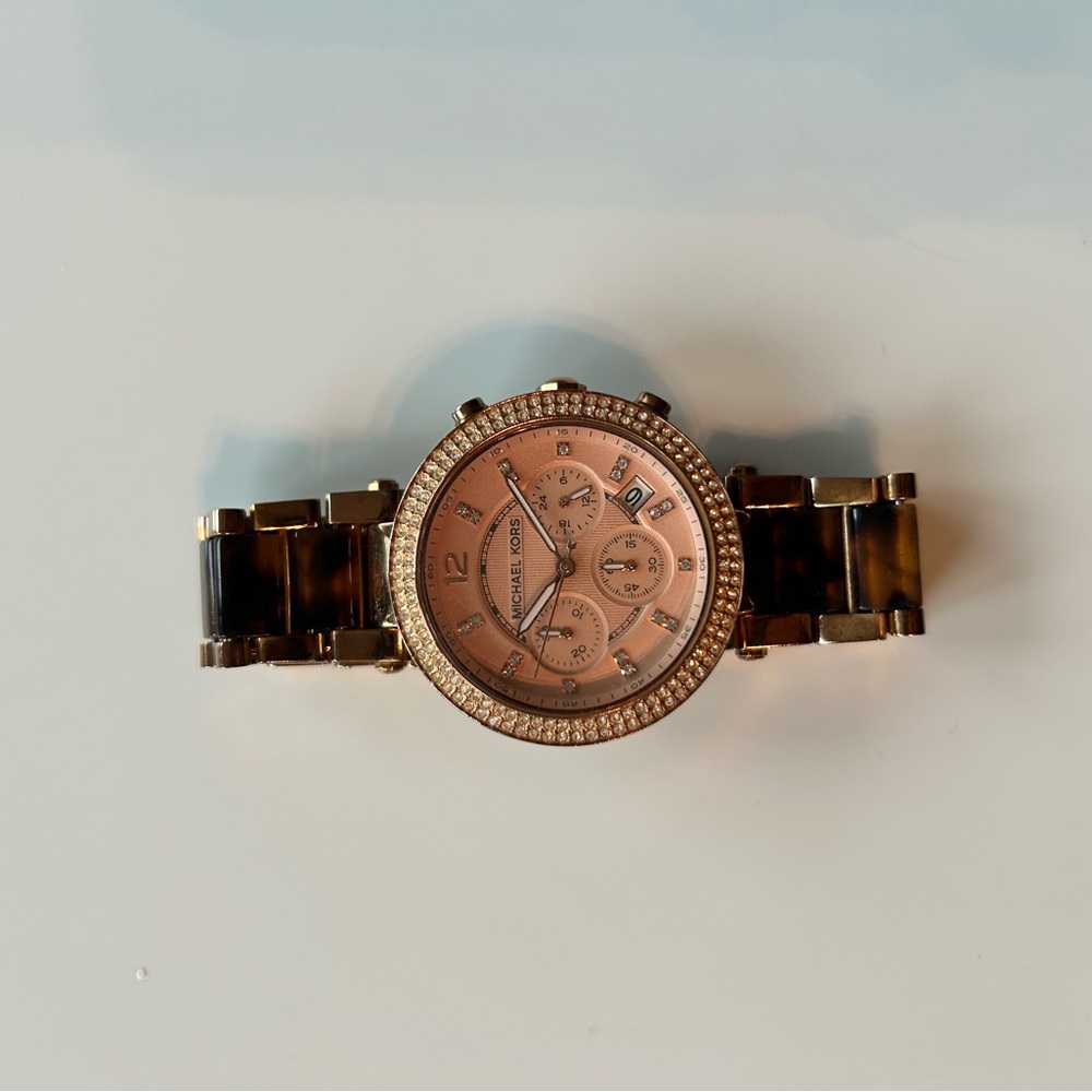 Michael Kors Tortoise Shell Watch